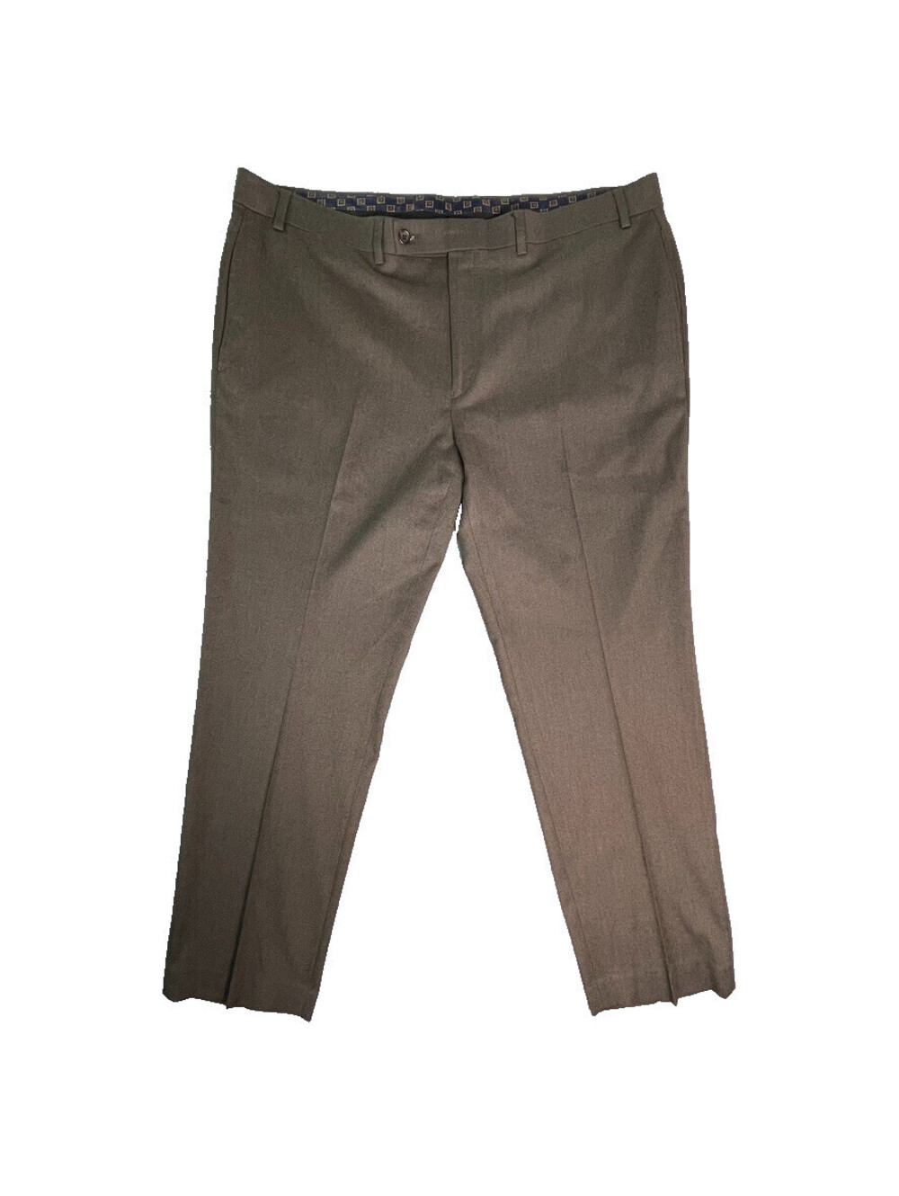 Lauren Ralph Lauren Dress Pants Mens 40x30 Brown Flat Front Office Career Formal